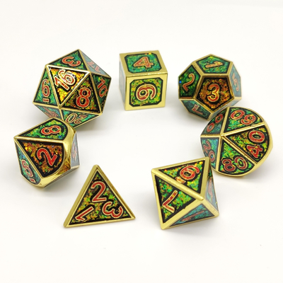 Spigoli ordinati non tossici dei dadi Polyhedral impermeabili antiusura del metallo