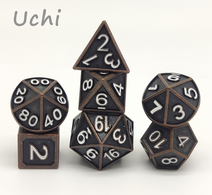 Il RPG stridente manuale del metallo taglia il colore a cubetti nero non tossico inodoro