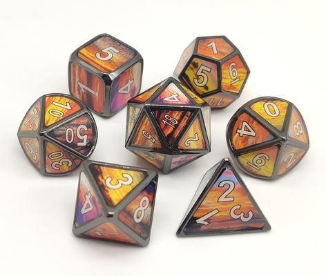 Handcraft il poliedro che il mini RPG taglia il materiale a cubetti in lega di zinco per la raccolta