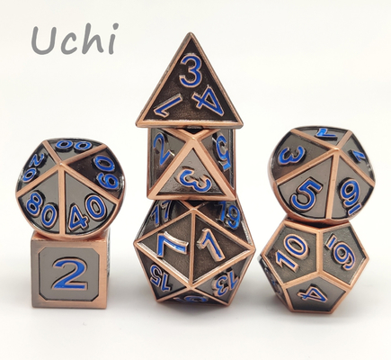 Bene durevole fatto a mano Mini Polyhedral Dice, micro insieme ordinato dei dadi degli spigoli