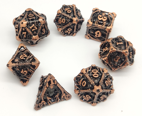 Bene durevole scolpito mano ordinata dei dadi DND di RPG degli spigoli mini per Savage World