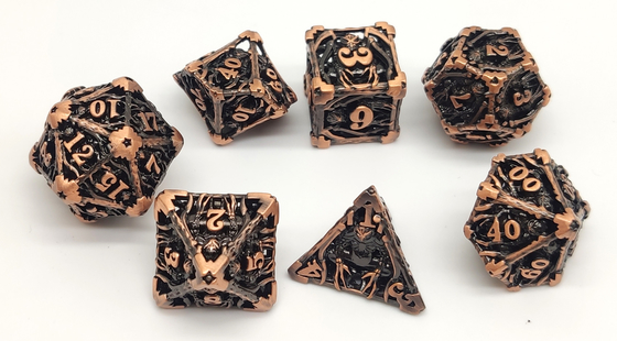 Bene durevole scolpito mano ordinata dei dadi DND di RPG degli spigoli mini per Savage World