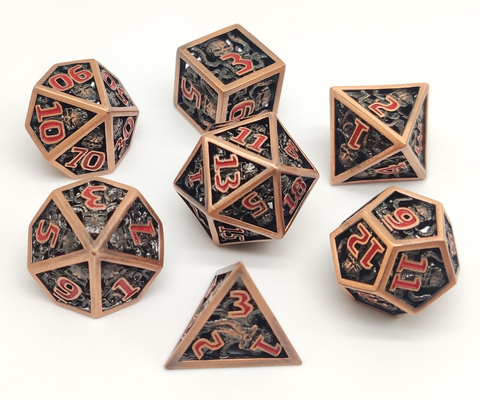 Portatile Polyhedral dei dadi della resina antiusura fatta a mano per Shadowrun