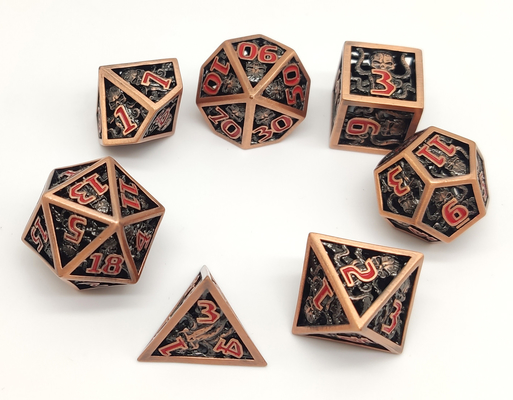 I dadi Polyhedral su ordinazione in serie pratici hanno messo la macinazione manuale inodora