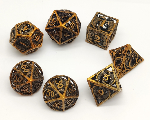 La mano a prova d'umidità dei dadi Polyhedral multiuso della resina ha lucidato