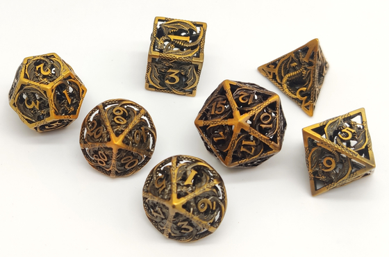 La mano a prova d'umidità dei dadi Polyhedral multiuso della resina ha lucidato