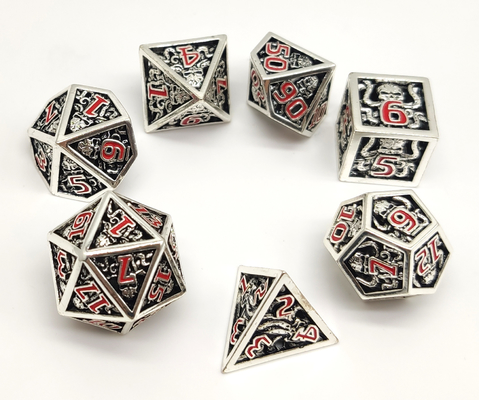 Insieme Polyhedral fresco portatile robusto dei dadi, dado inodoro della resina dello spigolo
