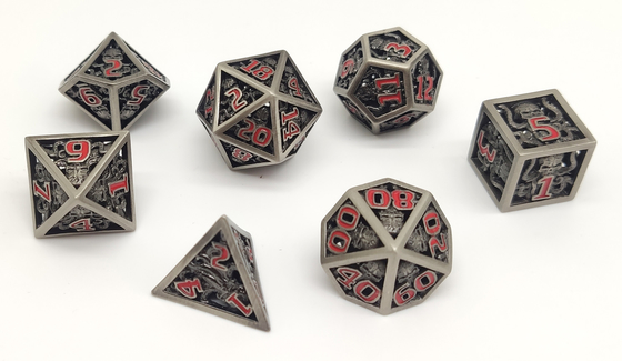 Insieme Polyhedral dei dadi della resina resistente all'uso pratico per la raccolta