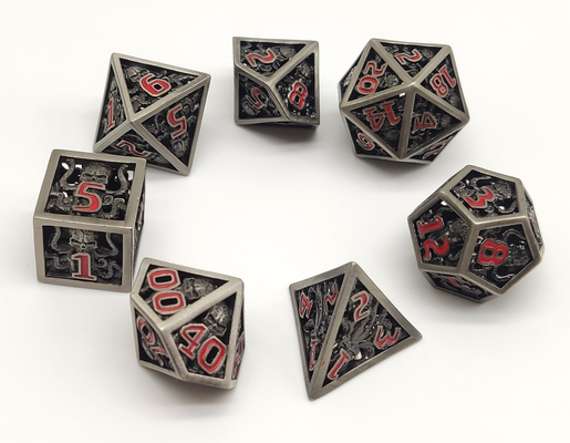 Insieme Polyhedral dei dadi della resina resistente all'uso pratico per la raccolta