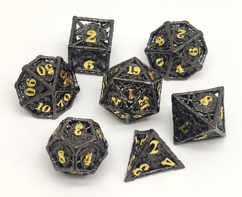 Dadi Polyhedral di lucidatura robusti della resina resistenti all'uso per i regali