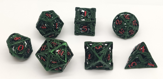 Bene durevole pratico dei dadi Polyhedral freschi fatti a mano del metallo per Shadowrun