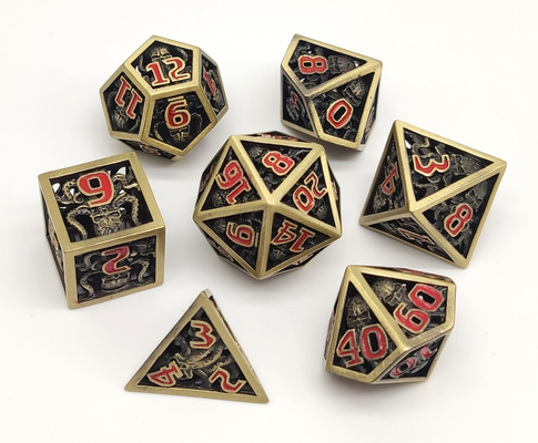 Portatile Polyhedral non tossico di lucidatura dei dadi DND per i giochi da tavolo