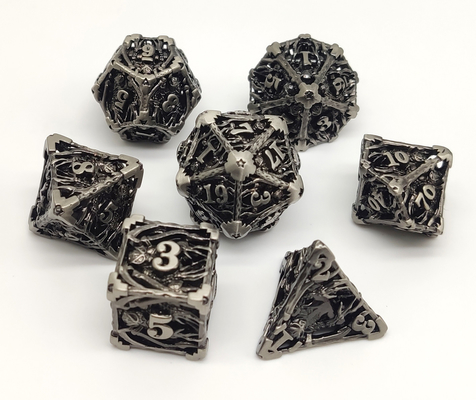 Peso leggero Polyhedral dei dadi del metallo in serie dipinto a mano multiuso