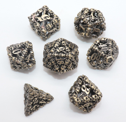 Dimensione 16-21mm di Mini Polyhedral Dice Hand Polished del metallo ISO9001