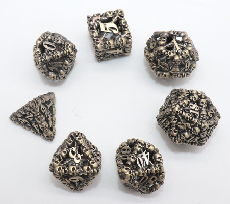 Dadi Polyhedral minuscoli inodori di lusso D10 in serie D12 D20 multicolori