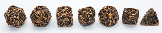 I micro dadi Polyhedral leggeri hanno messo multiuso per la raccolta