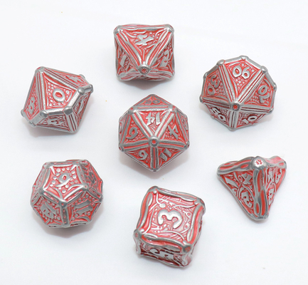 Dadi non tossici spigolo di RPG di DND, un insieme Polyhedral inodoro di 7 dadi