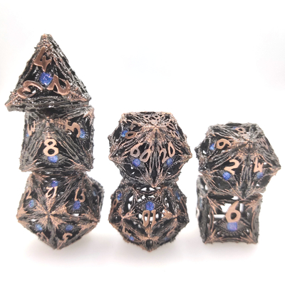 Il RPG lucidato leggero del bordo taglia i dadi a cubetti polyhedral GST leggero multiuso