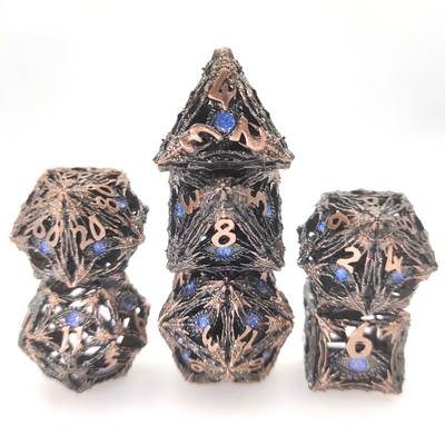 Il RPG lucidato leggero del bordo taglia i dadi a cubetti polyhedral GST leggero multiuso
