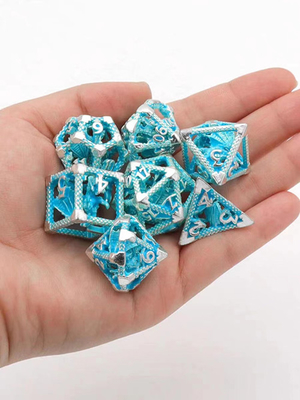 Luce notturna luminosa Polyhedral di vendita calda nell'insieme principale scuro dei dadi