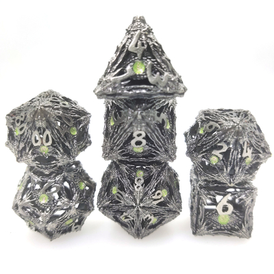 Resin Polyhedral Inodore Sharp Resin Polyhedral Dice Set di mini dadi poliedrici