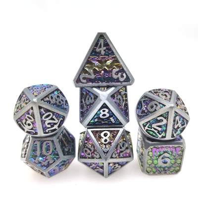 Gioco da tavolo GST Dadi metallici multiuso poliedrici Durevoli DND