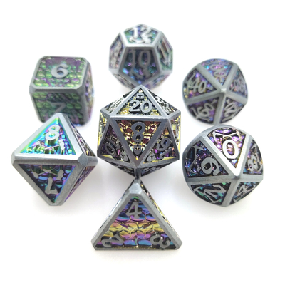 Gioco da tavolo GST Dadi metallici multiuso poliedrici Durevoli DND