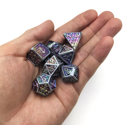 Gioco da tavolo GST Dadi metallici multiuso poliedrici Durevoli DND