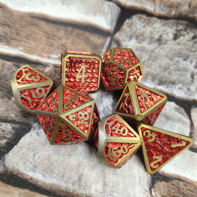 Poker Pratico Bulk Custom Hand Pouring Adatto DND Dadi in metallo