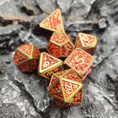 Poker Pratico Bulk Custom Hand Pouring Adatto DND Dadi in metallo