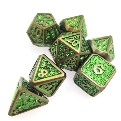 Leggero Mini RPG Dice RPG Dice Set Dice Card DND Metal Polyhedral