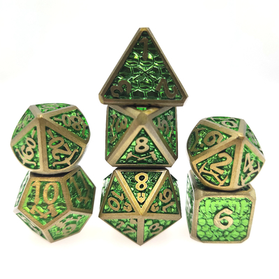 Leggero Mini RPG Dice RPG Dice Set Dice Card DND Metal Polyhedral