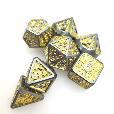 Pc di lusso Polyhedral degli insiemi dei dadi della carta di Pokemon i 7 hanno messo il contenitore di ripetitore della carta di Pokemon per il gioco di Dnd