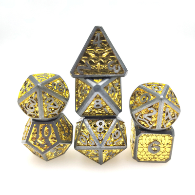 Carta Pokemon Commercio all'ingrosso Glow Polyhedral Black chip Dice Set Polyhedral