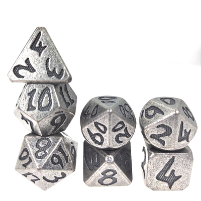 Set di dadi RPG poliedrici mini fornitore per Dungeons And Dragons Poliedro resistente