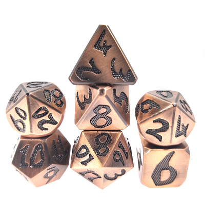 GST Multiuso CE Precision RPG OEM Set di dadi poliedrici RPG sfusi non tossici