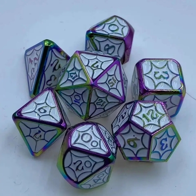 OEM Metal Dice Sets Non tossici RP ingrosso Manico poliedro per il mondo selvaggio