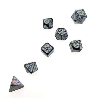 OEM Metal Dice Sets Non tossici RP ingrosso Manico poliedro per il mondo selvaggio