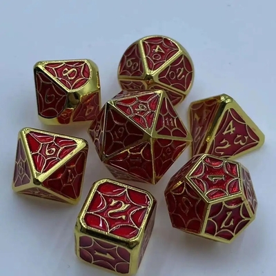 Set di dadi in lega resistente all'usura Manifattura Multi-Face PRG Dice Dragon And Dungeon