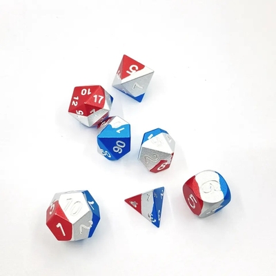 Setti di dadi da gioco DND poliedrico colorato