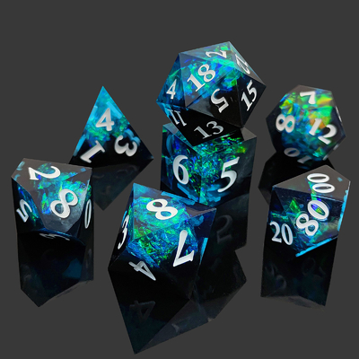 Set di dadi DND RPG a due colori D6 D20 7 Set poliedro di muffa