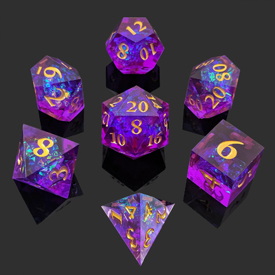 7 PCS DND Dragone e Dungeon Poliedro