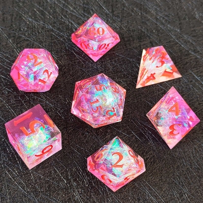 7 PCS DND Dragone e Dungeon Poliedro