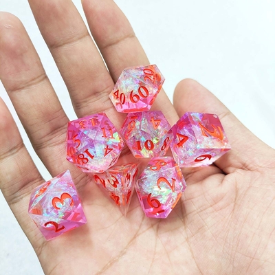 7 PCS DND Dragone e Dungeon Poliedro