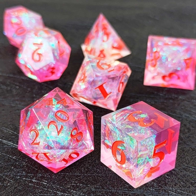 7 PCS DND Dragone e Dungeon Poliedro