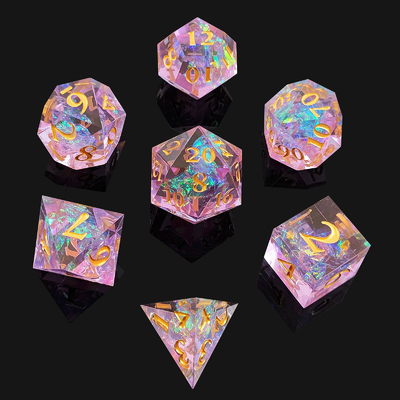 7 PCS DND Dragone e Dungeon Poliedro