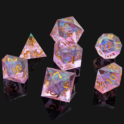 7 PCS DND Dragone e Dungeon Poliedro