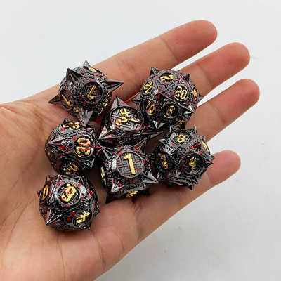 Bloodstarial Meteor Metal Dice Set D8 RPG Dragone e Dungeon