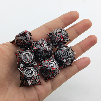 Bloodstarial Meteor Metal Dice Set D8 RPG Dragone e Dungeon