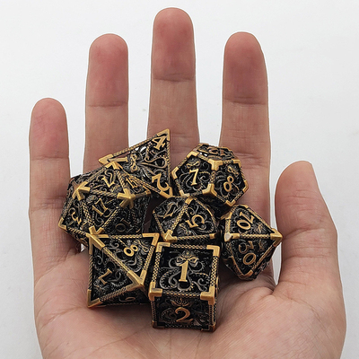 Octopus Hollow Metal Multi-Face Dice Set Budemen Dungeon And Dragon DND